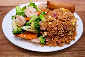 *Only available during lunch hours 11AM-4PM* Include: Fried Rice, and Egg Roll